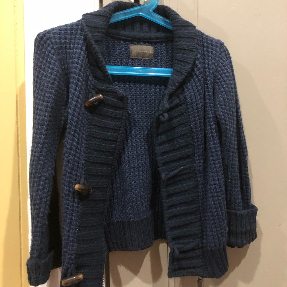 Minkmui knit Jacket. Blue Navy, size - from 3T to 4T.